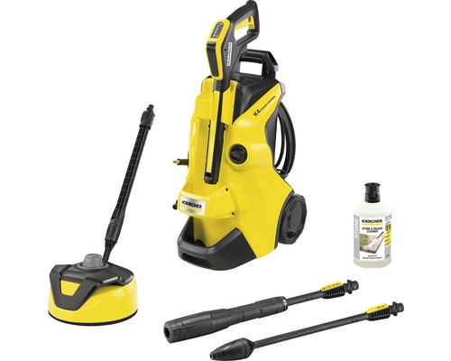 Kärcher K 4 Power Control Home hogedrukreiniger (druk 20-130 bar, 420 l/u) incl. T5 oppervlaktereiniger, G 160 Q Power Control pistool en vuilfrees