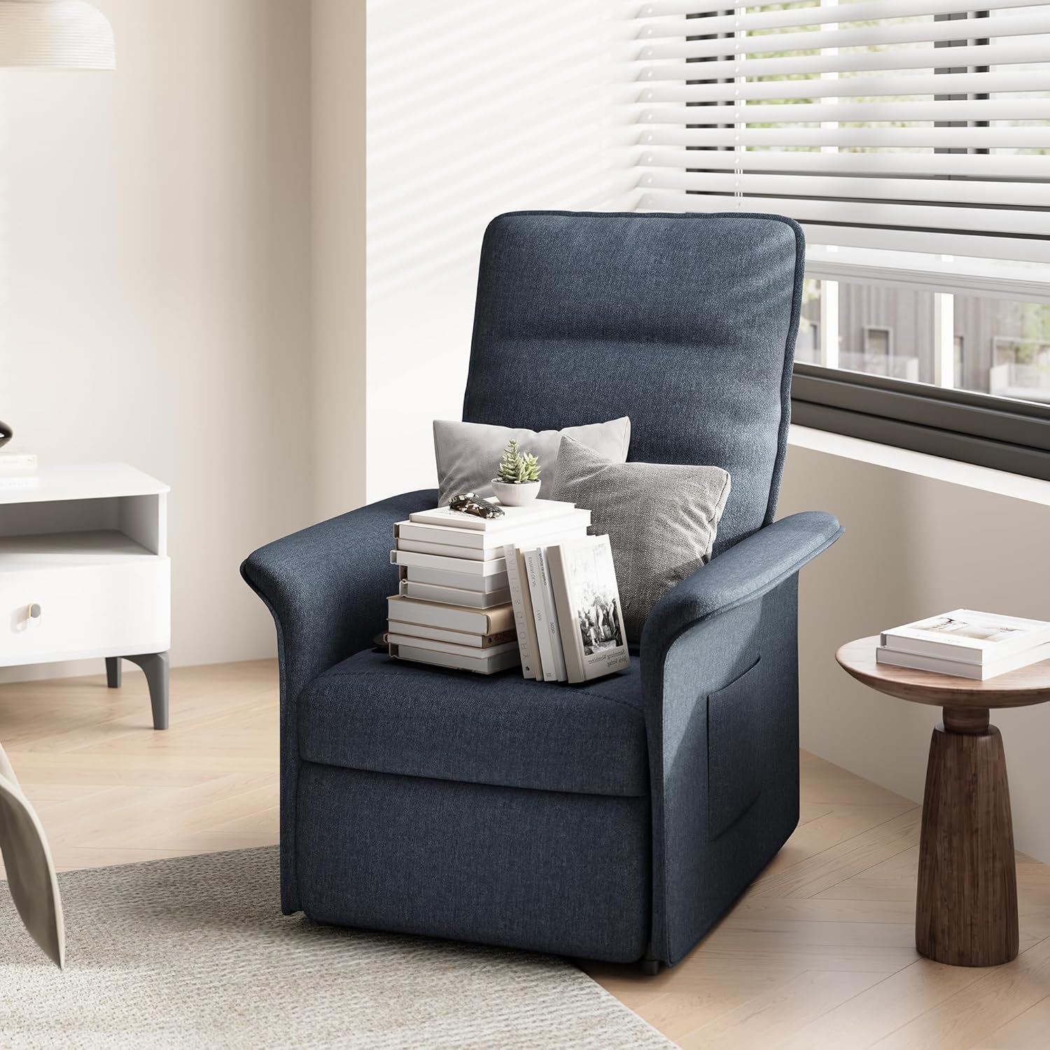 FLEXISPOT Elektrisch Relaxsessel - Verstellbarer TV Sessel, Fernsehsessel mit liegefunktion, 105° -155° verstellbare Rückenlehne – Relax Sessel，ergonomisch (Dunkelgrau)