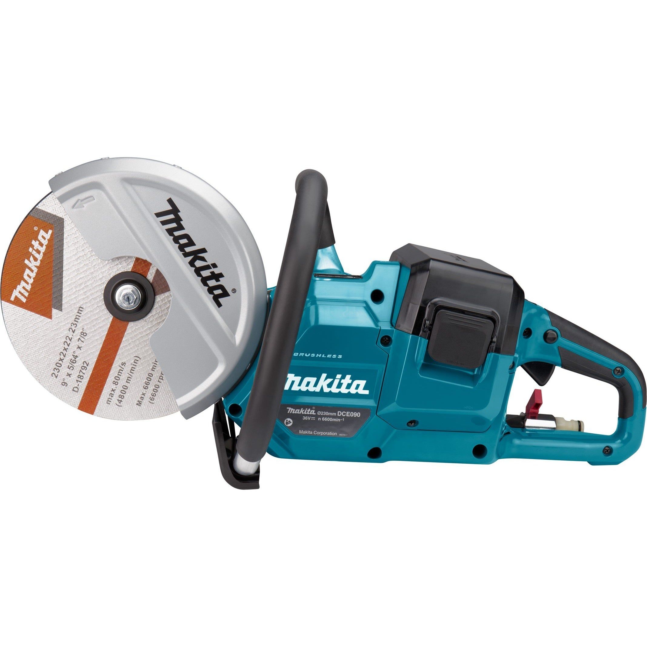 Makita DCE090T2X1 Accu Doorslijpmachine 230mm 2x18V 5.0Ah