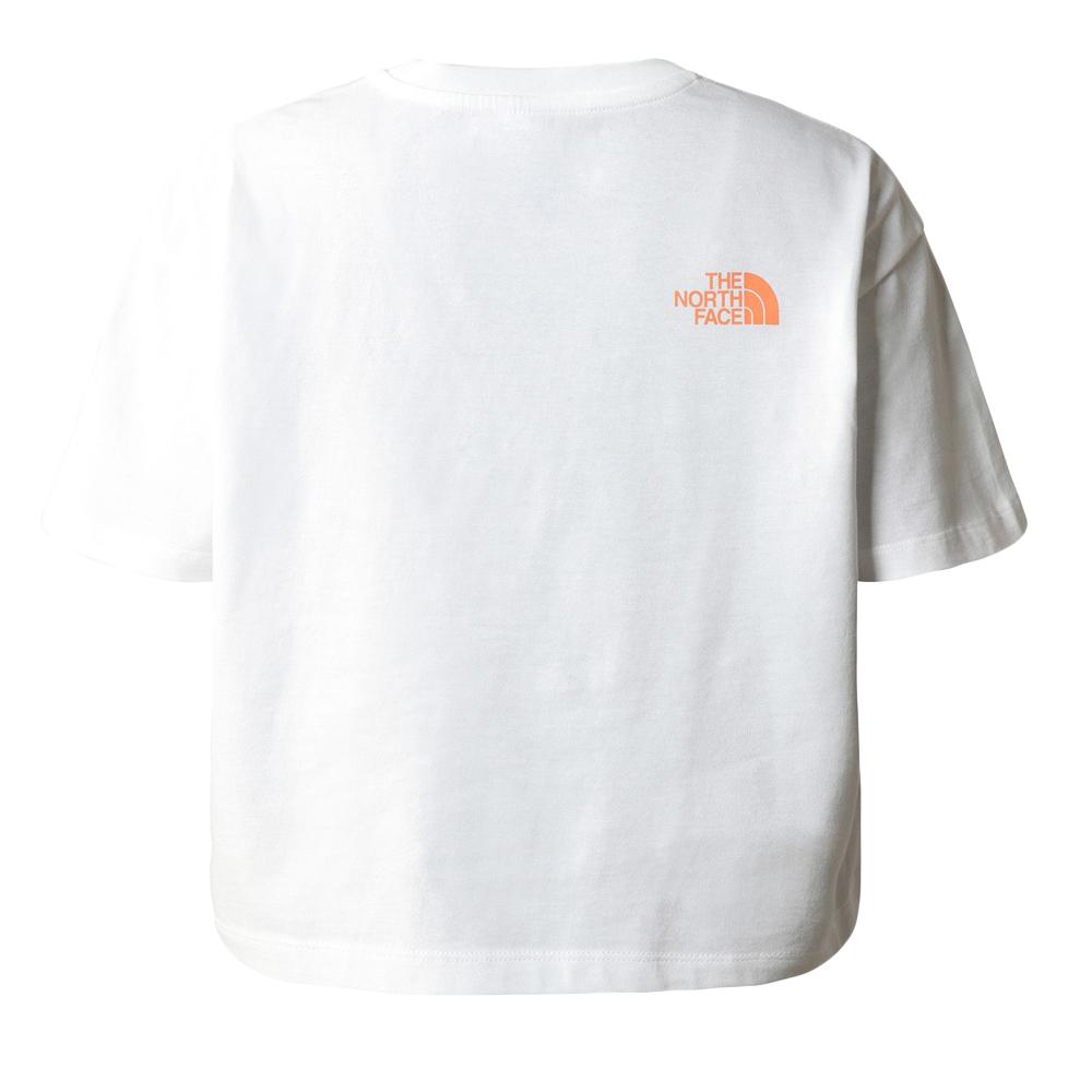 The North Face T-Shirt Crop Blanc Femme The North Face Graphic NF0A83FAN3N1