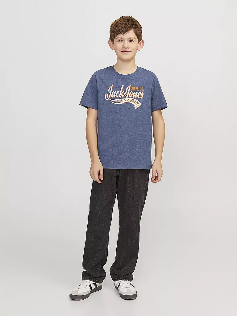JACK & JONES Jungen T-Shirt JJELOGO blau