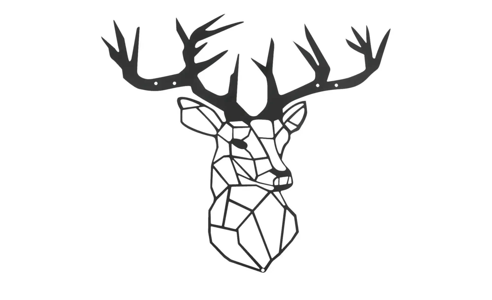 Wanddekoration  Hirsch