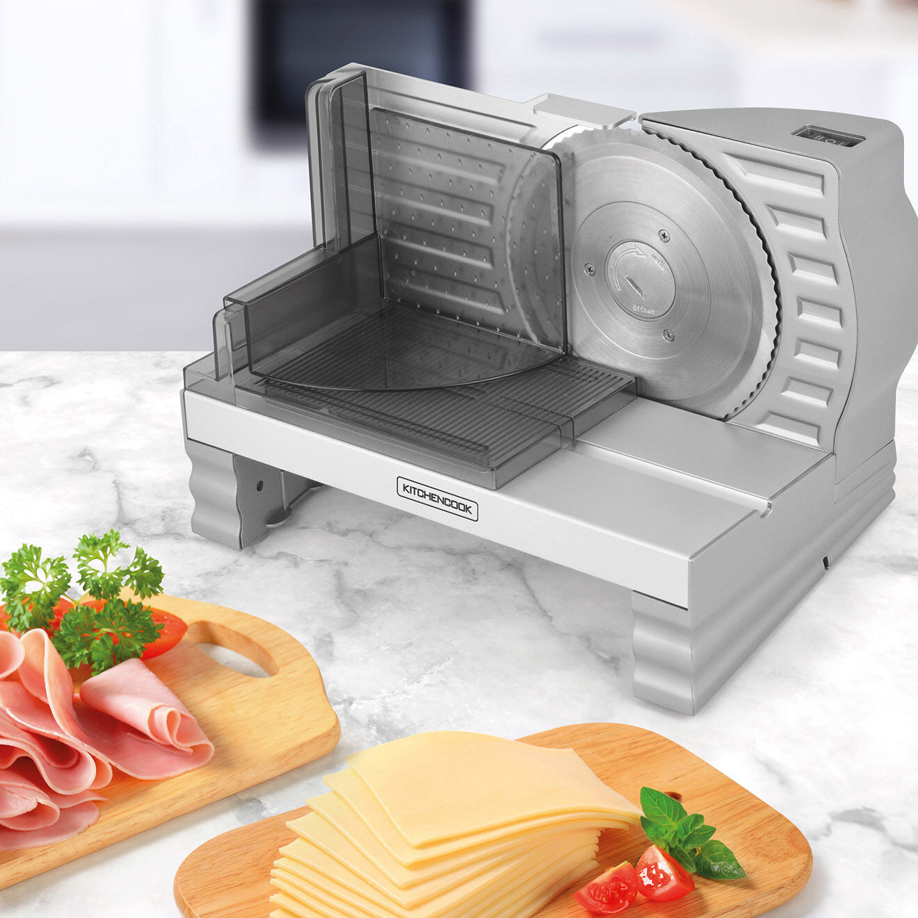 Kitchencook Trancheuse inox - 34.5x25.3x31 cm