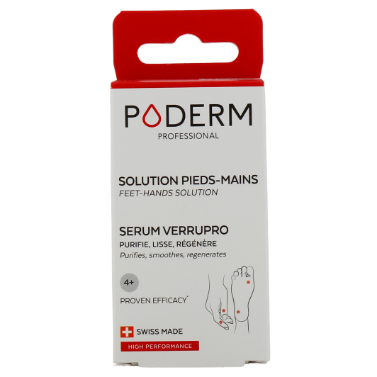 Poderm Sérum Verrupro - Solution verrues pieds mains