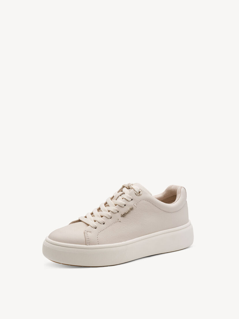 Leren Sneaker - beige