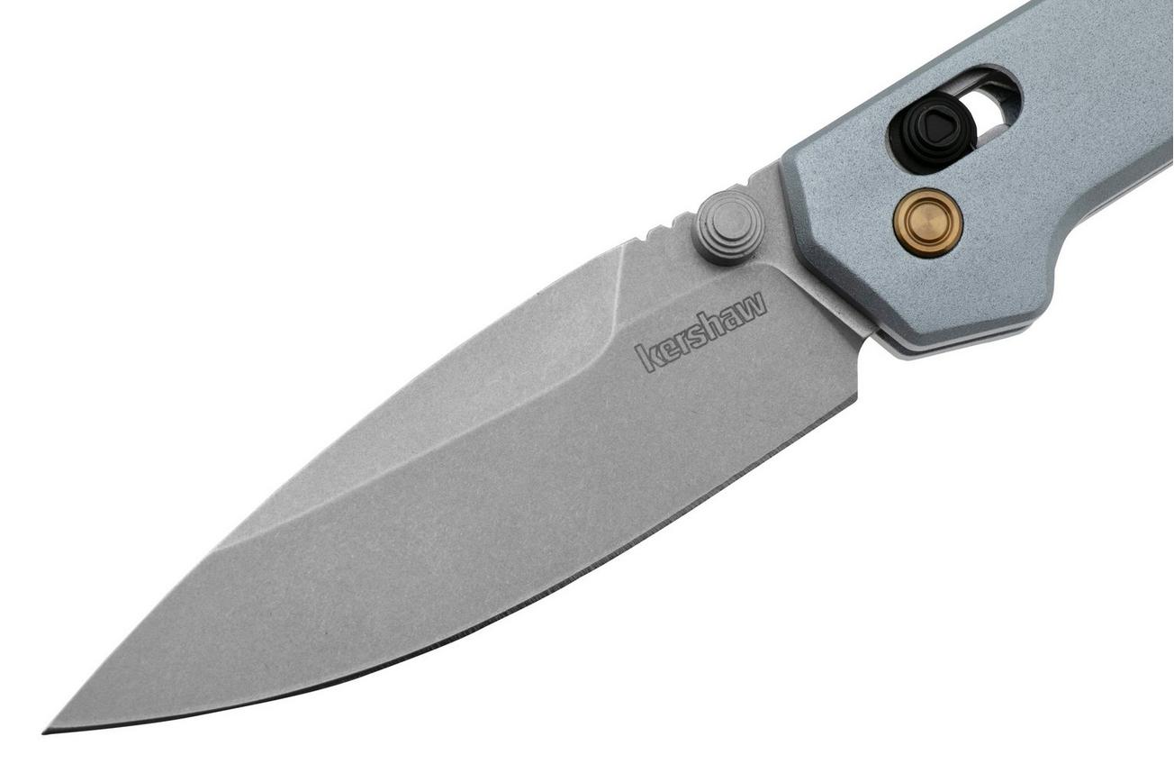 Kershaw Mini Iridium 2051 DuraLock, Stonewashed D2, Ice Blue Aluminum zakmes
