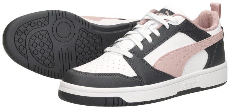 Puma Rebound v6 Low donkergrijs
