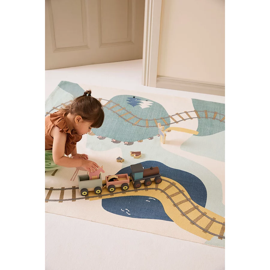 Kids Concept®  Zug mit Waldtieren Edvin