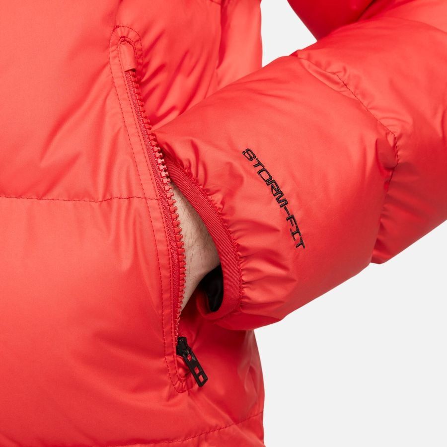 Nike Manteau d'Hiver Storm-FIT Coupe-Vent Primaloft Puffer - Rouge/Noir