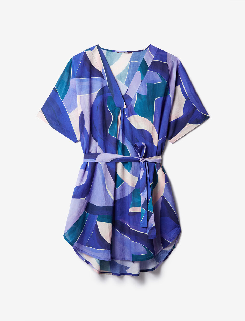 Robe - abstrait piscine bleu