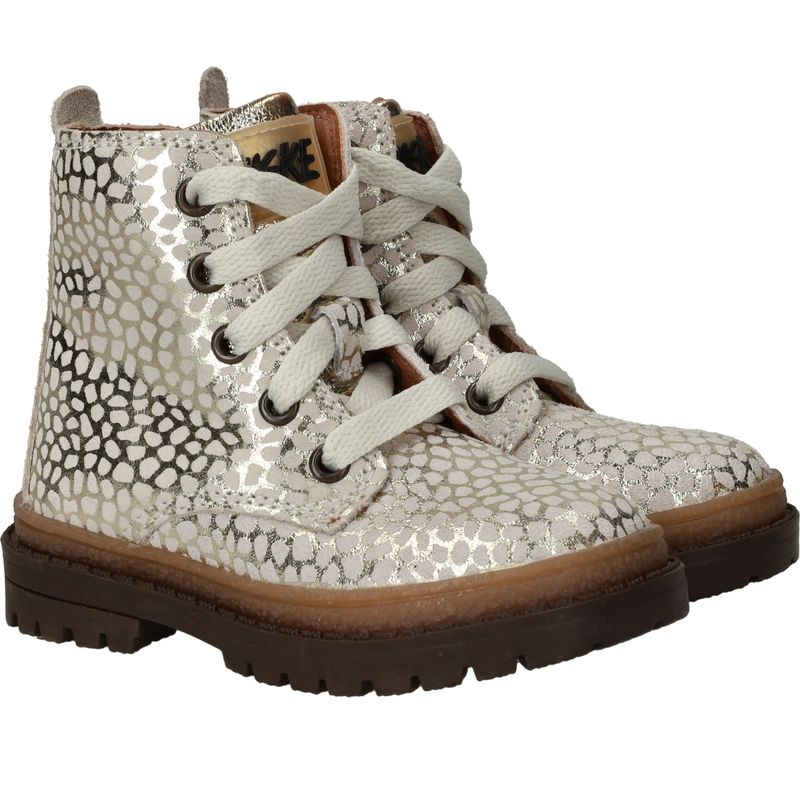 IK-KE Veterboots Goud Meisjes
