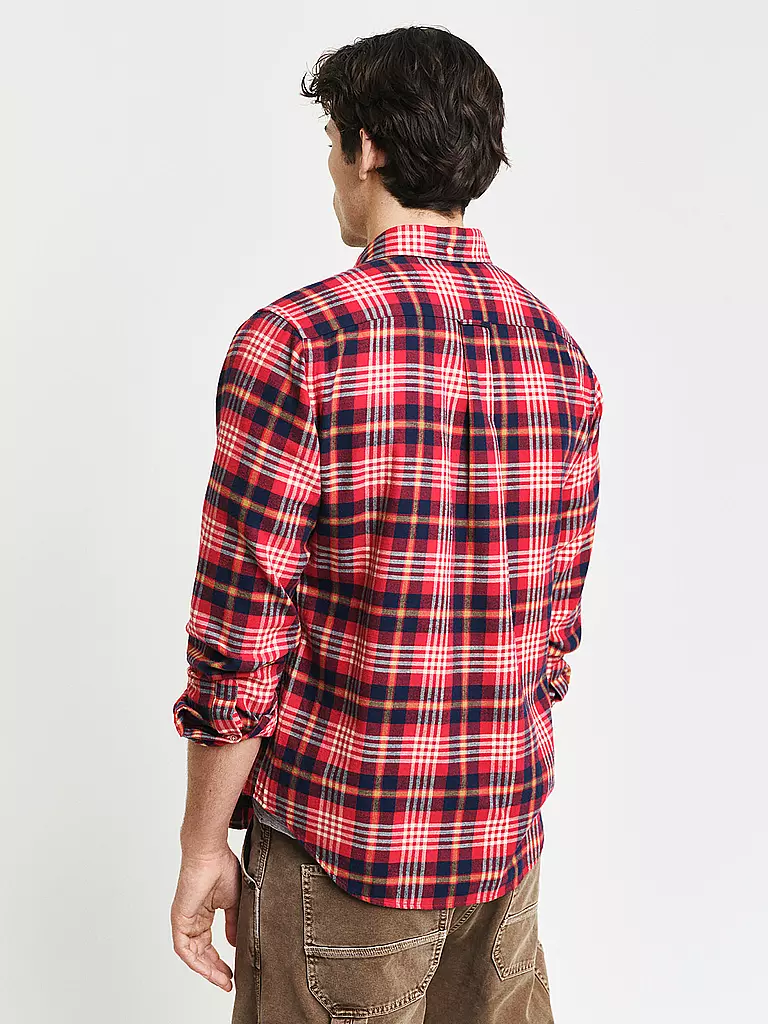 GANT Flanellhemd  rot