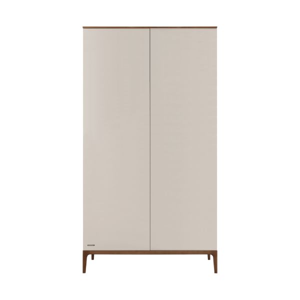 Kidsmill Modular Kast – 2-Deurs – Oatmeal/Walnoot