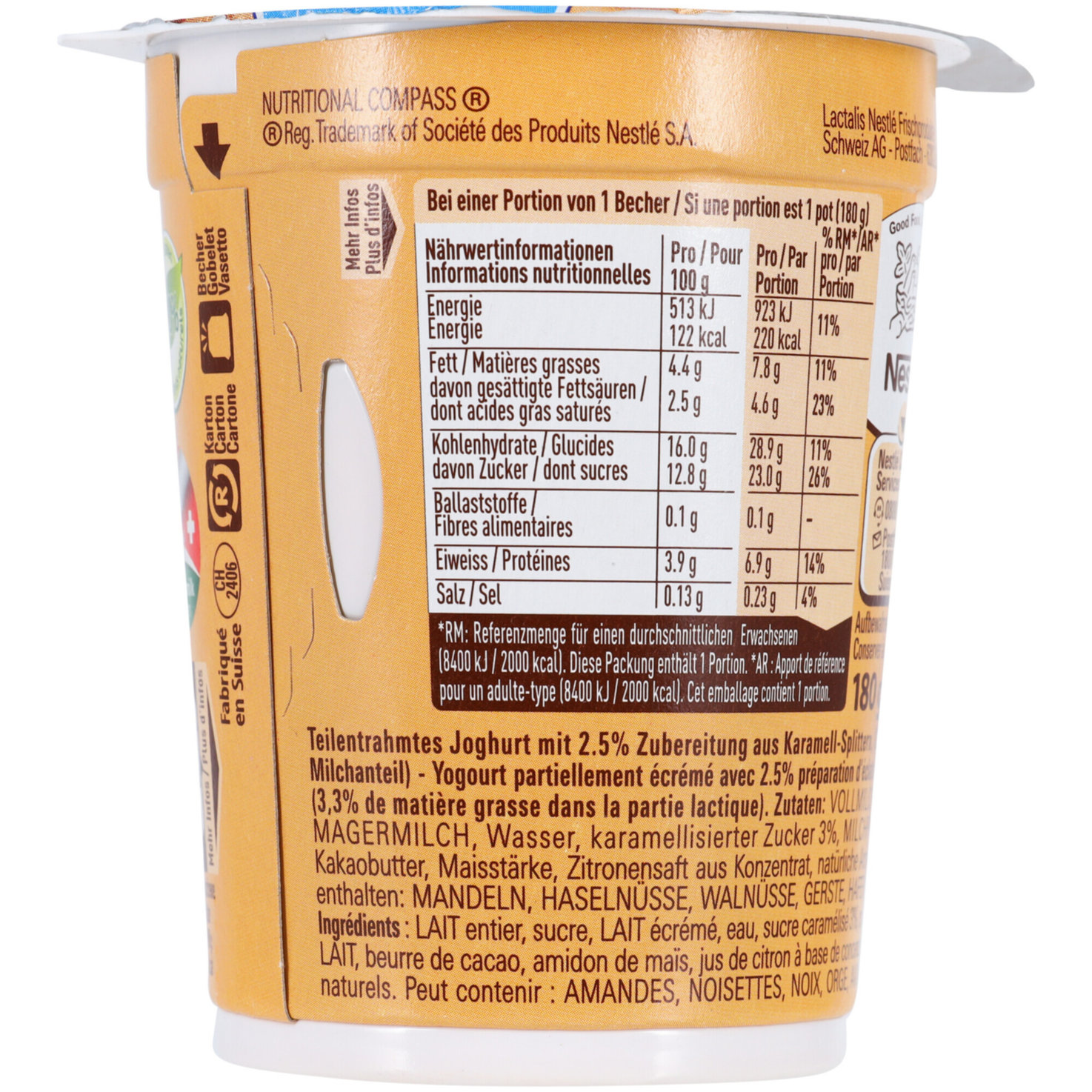 Hirz Joghurt Caramel 2x180g