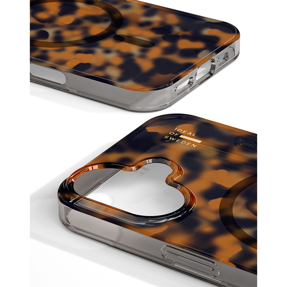 iPhone 16 MagSafe Hardcase Hülle Clear Case Recycled (IDCLCMS-I2461-518) - Tortoise