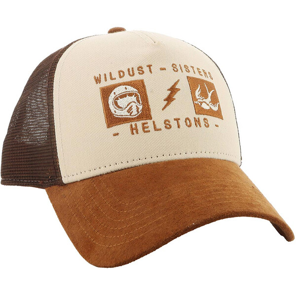 Helstons - Wildust - Casquette Wildstons Trucker Marron / Beige