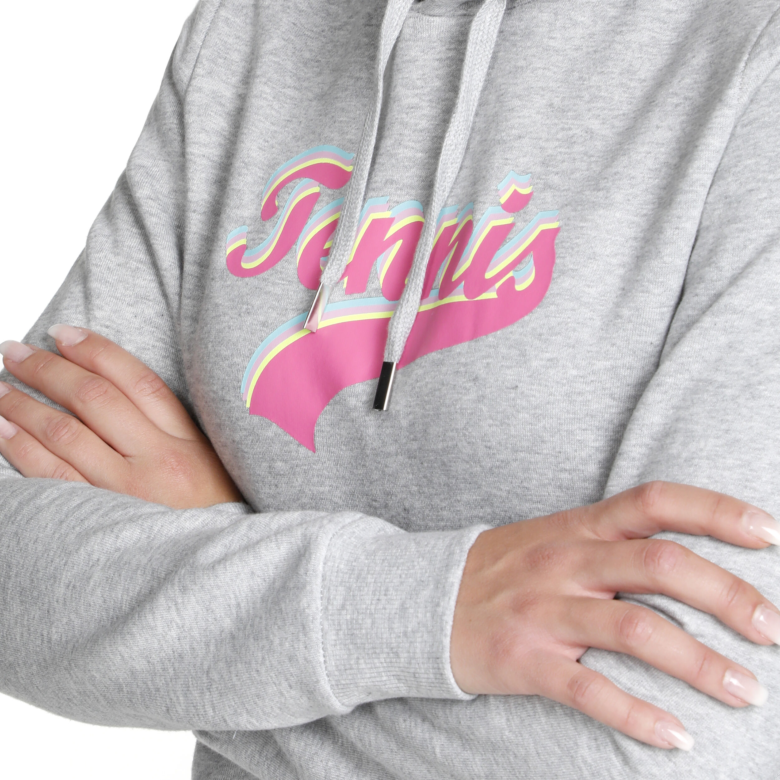 Tennis-Point Tennis Signature Sweat À Capuche Femmes - Gris , Multicouleur