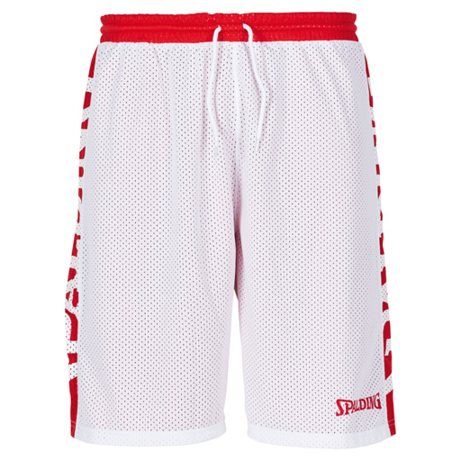 Shorts reversíveis essenciais vermelhos Spalding