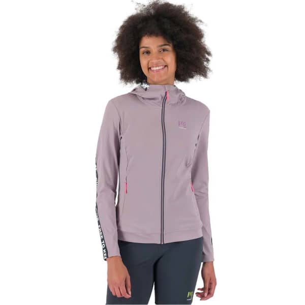Veste polaire ski rando KARPOS EASYFRIZZ W FULL-ZIP HOODIE NIRVANA/OMBRE BLUE