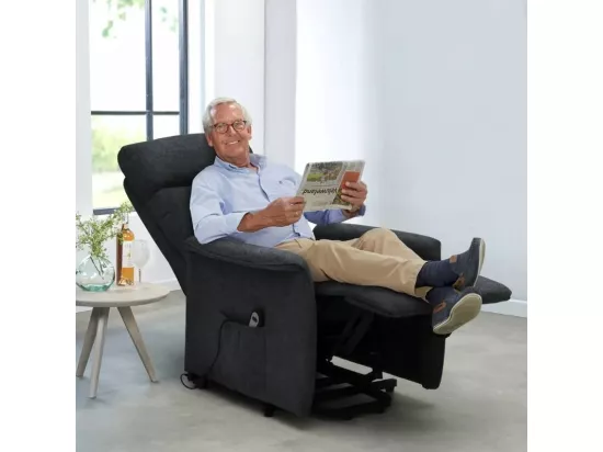 Fauteuil relax électrique inclinable lève-personne et roues Horizon