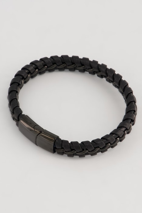 Lederarmband, Magnetverschluss, extra lang