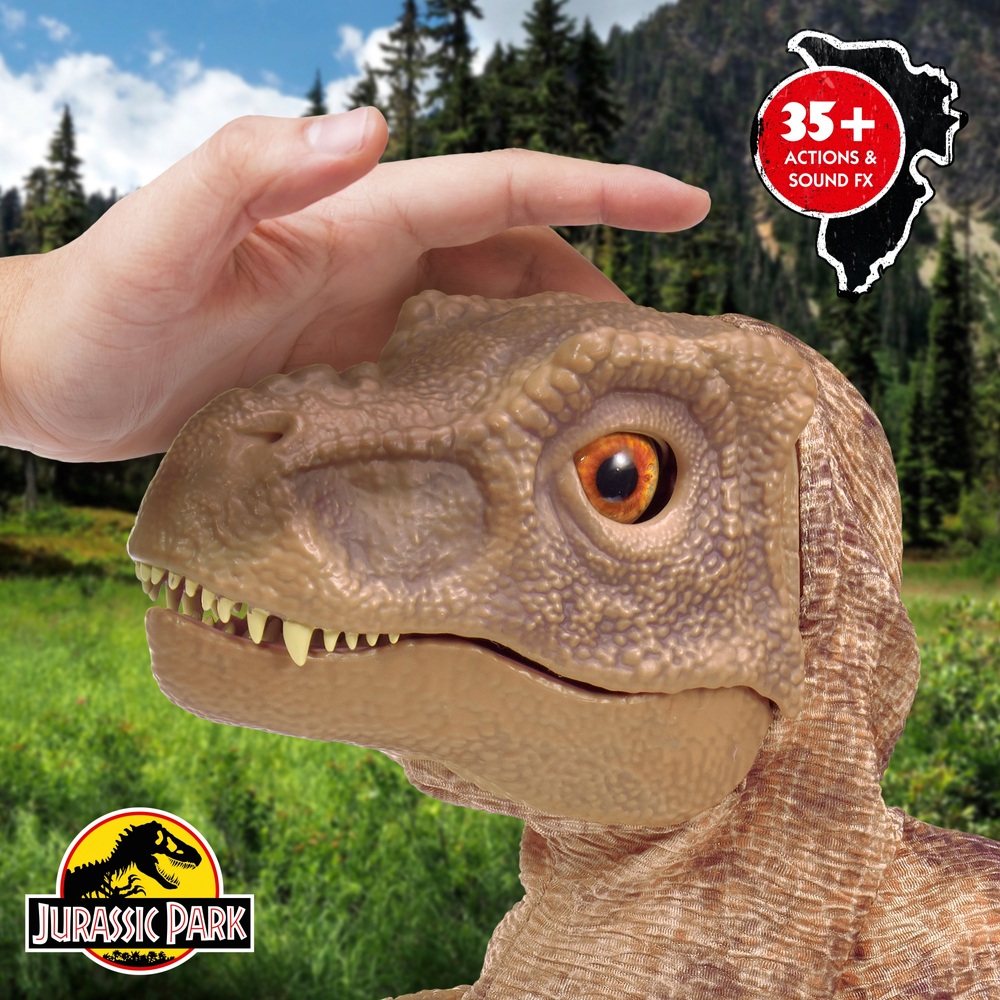 Jurassic Park Real FX T-Rex mit über 35 Aktionen und Soundeffekten