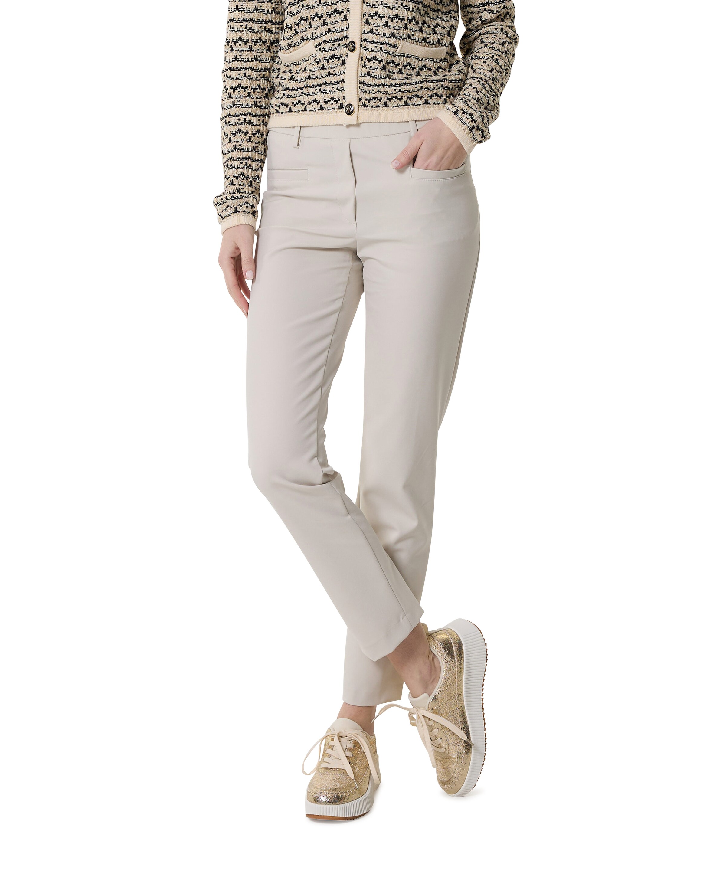 Gardeur Pull On Slim broek beige