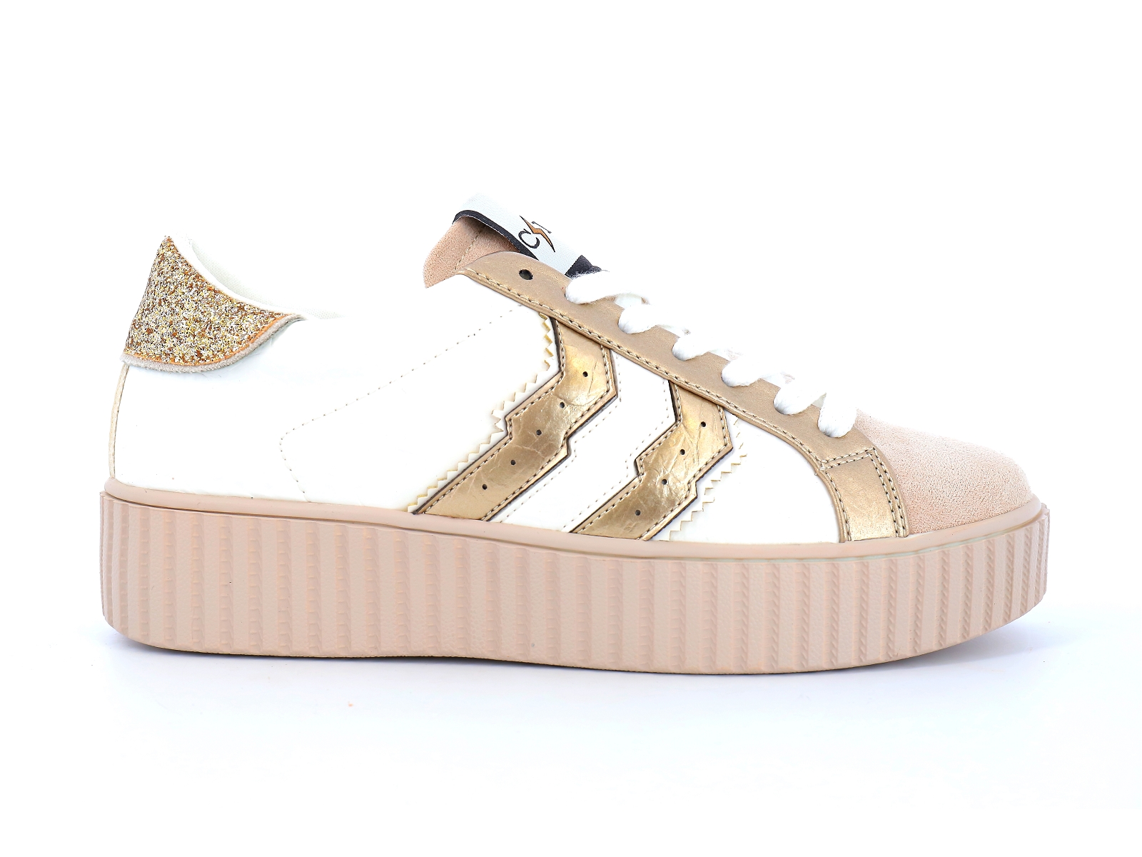 Cl11-CL51 Matières combinées Blanc Beige