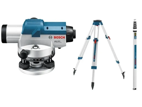 Bosch Professional GOL 20 D - Automatisk nivellering - forstørrelse: 20x