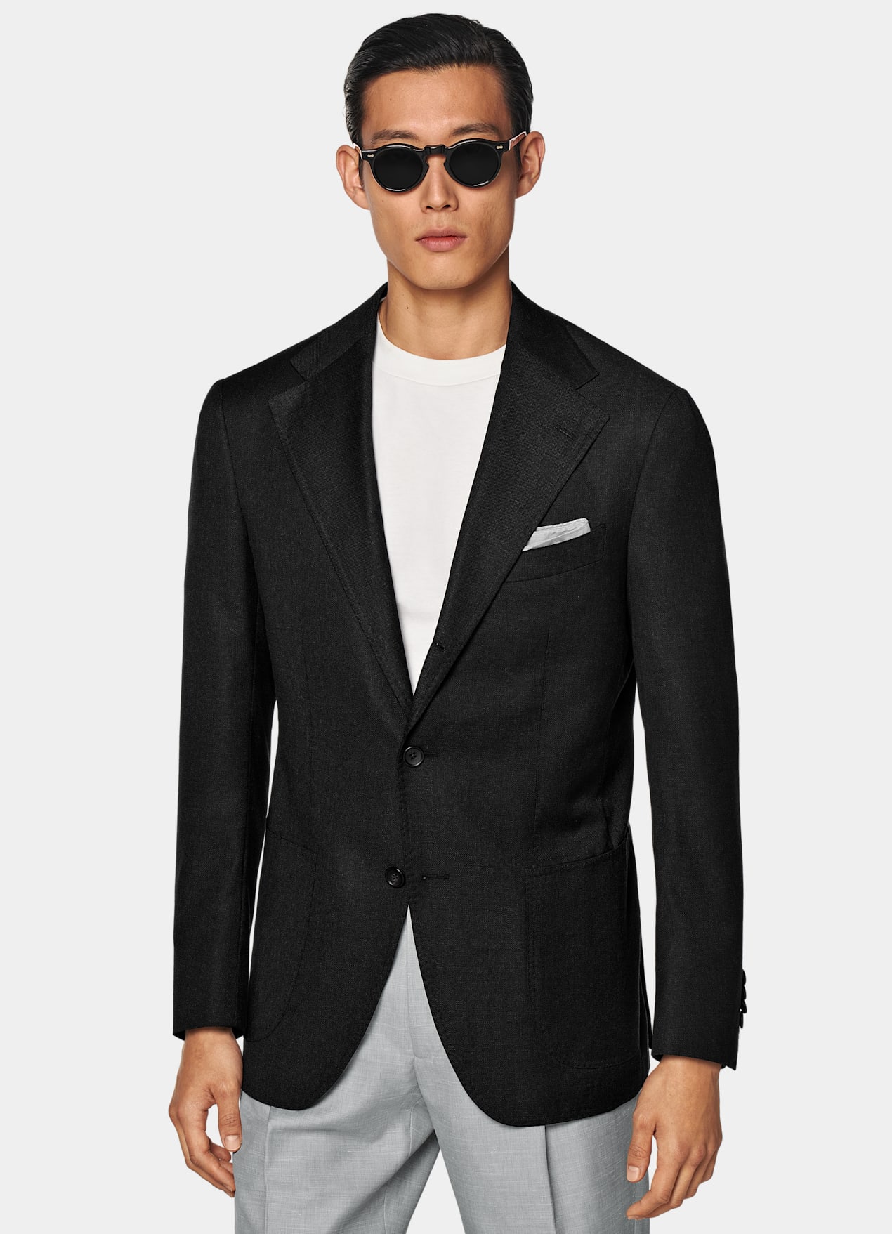 Blazer Roma coupe Relaxed gris foncé