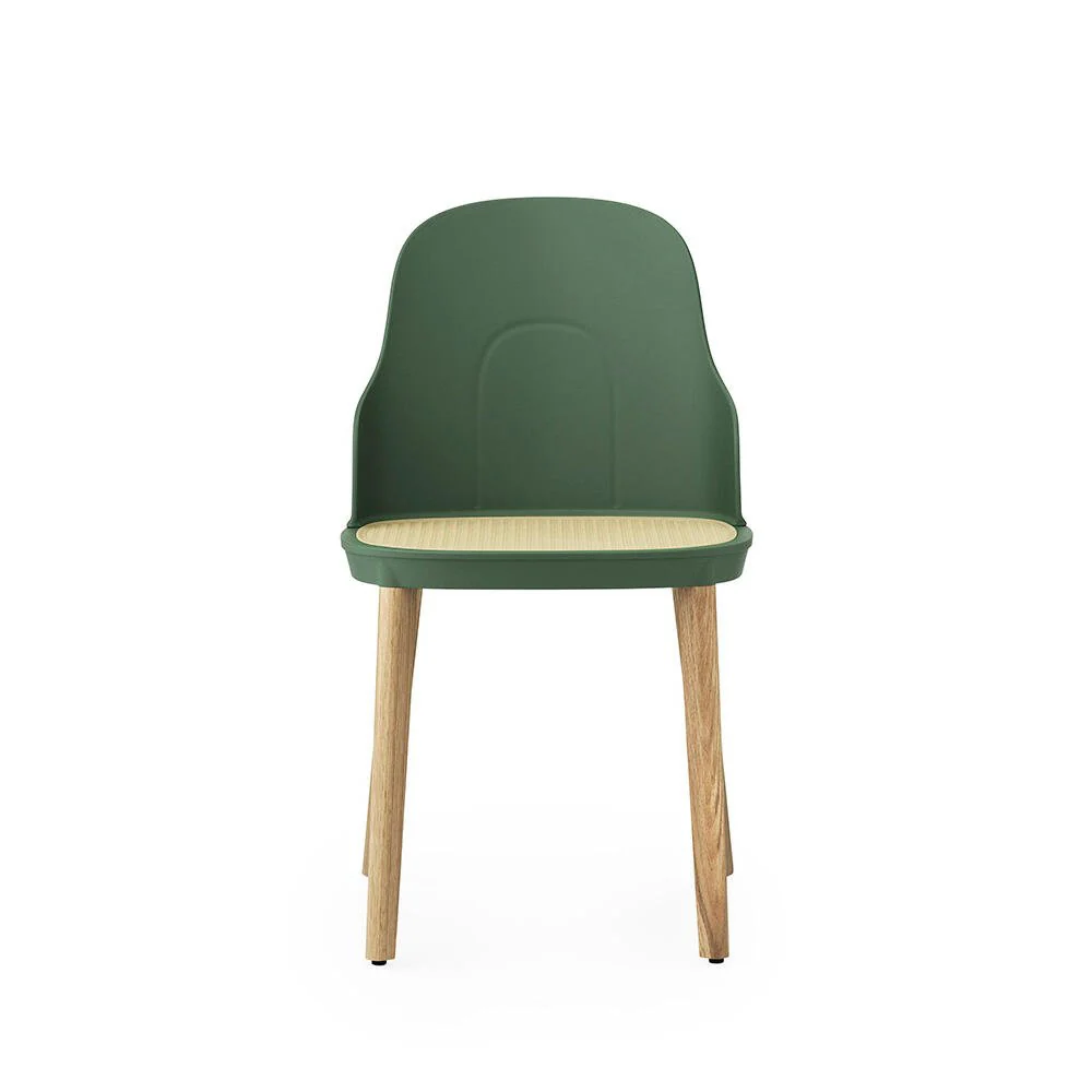 Normann Copenhagen  Allez stol, fletsæde - Park green/egetræ