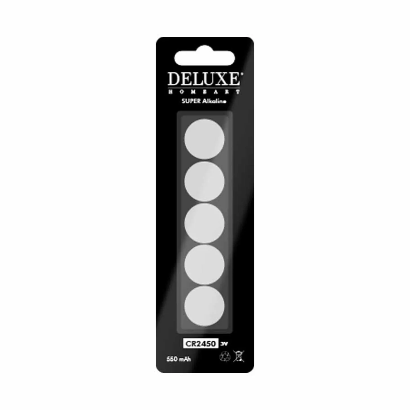 Deluxe Homeart Batteri CR2450 - 5 stk.