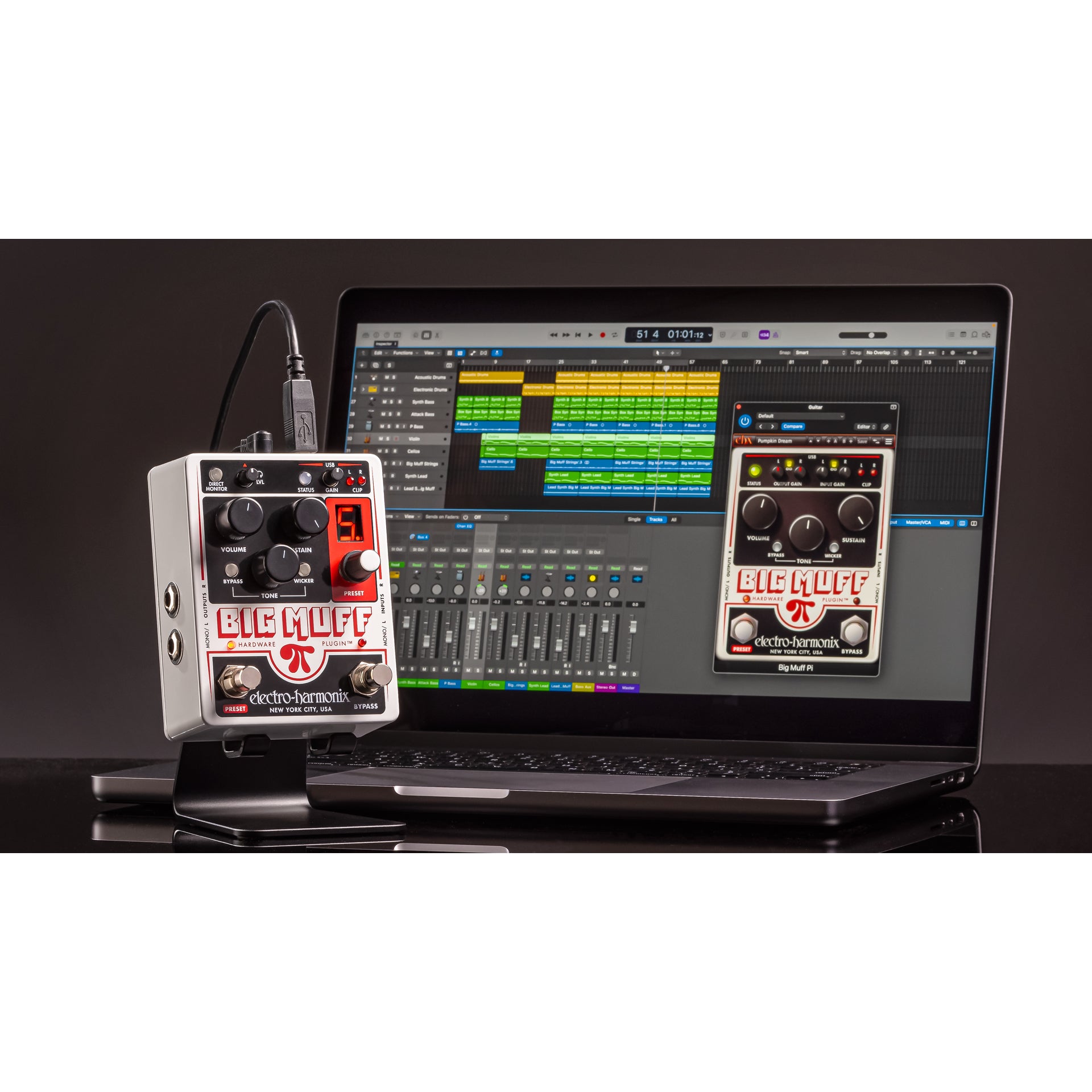 Electro Harmonix Big Muff Pi Hardware Plugin