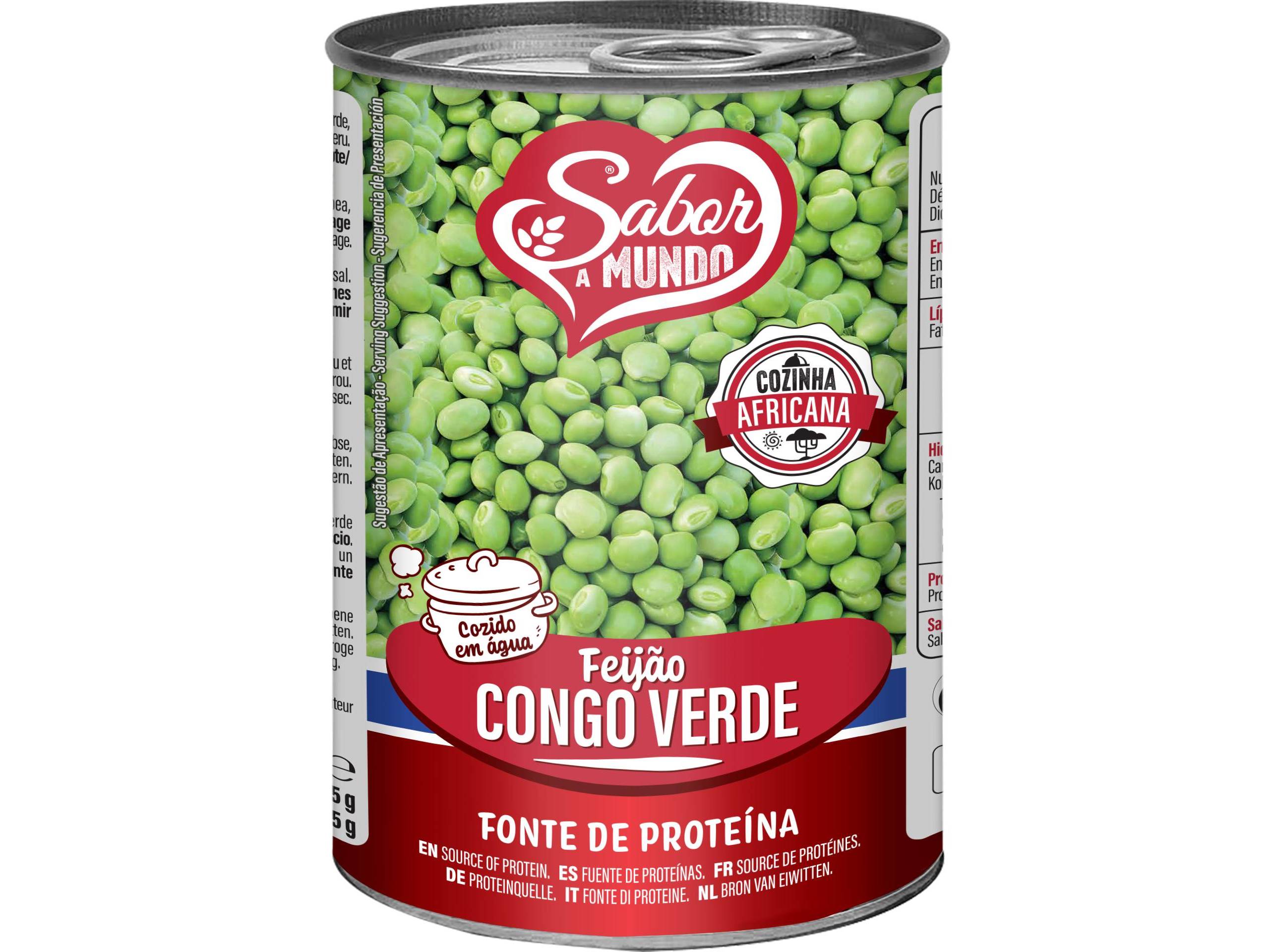 FEIJÃO SABOR A MUNDO CONGO VERDE COZIDO 425G