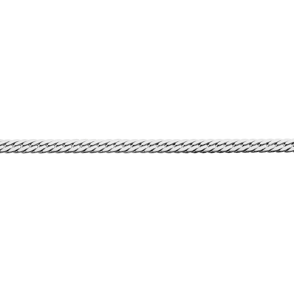 Bracelet Izel Maille Anglaise Or Blanc
