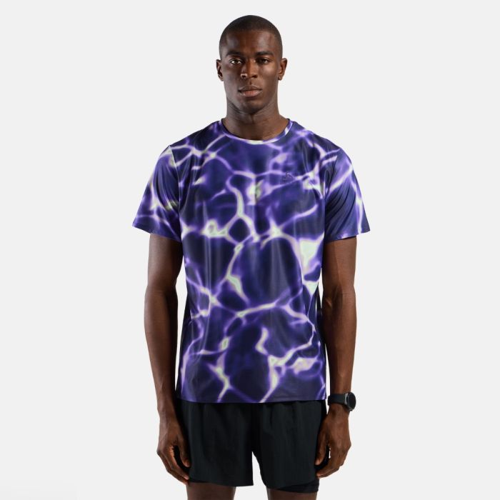 Odlo Herre T-shirts Zeroweight Crew neck SS Tee Lilla