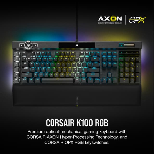 Corsair K100 RGB gaming tastatur