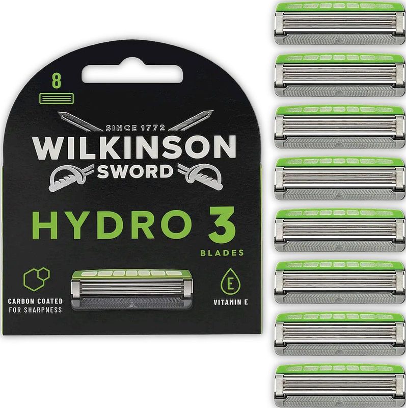 Wilkinson Sword Hydro 3 Scheermesjes Skin Protection 8 stuks