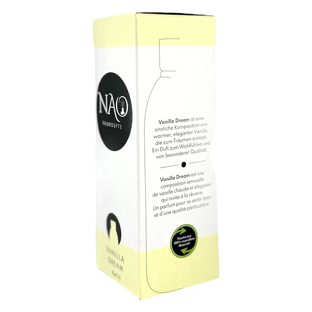 Nachfüllflasche Vanilla Dream NAO Gelb