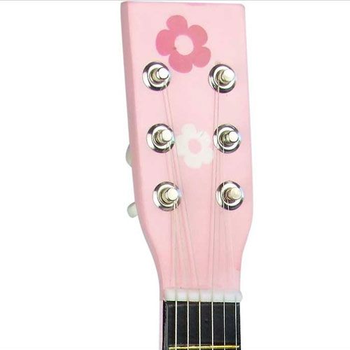 Vilac gitaar roze bloemen