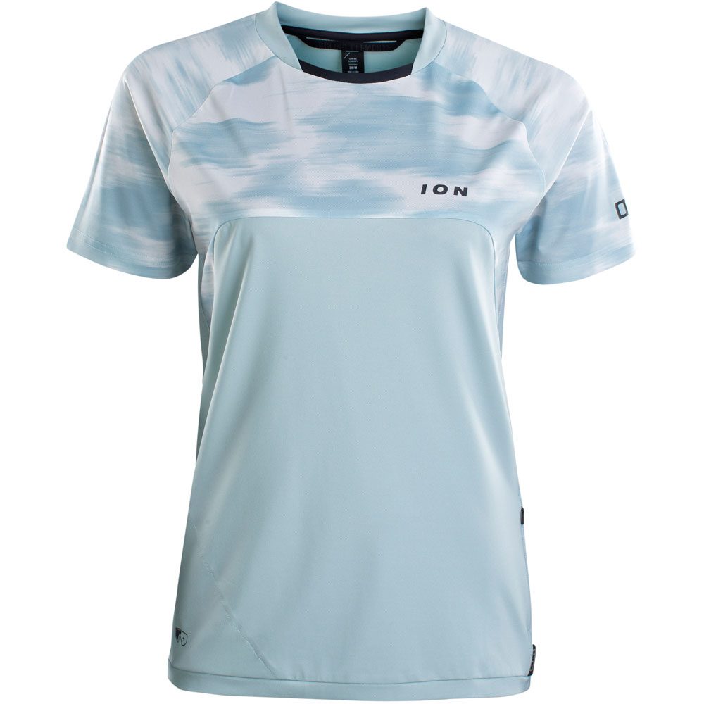 ION Traze AMP AFT Bikeshirt Damen cloud blue