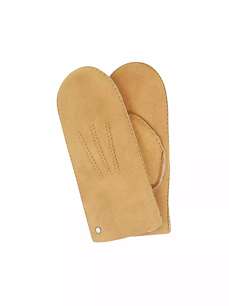 ROECKL Lederhandschuhe - Fäustlinge camel