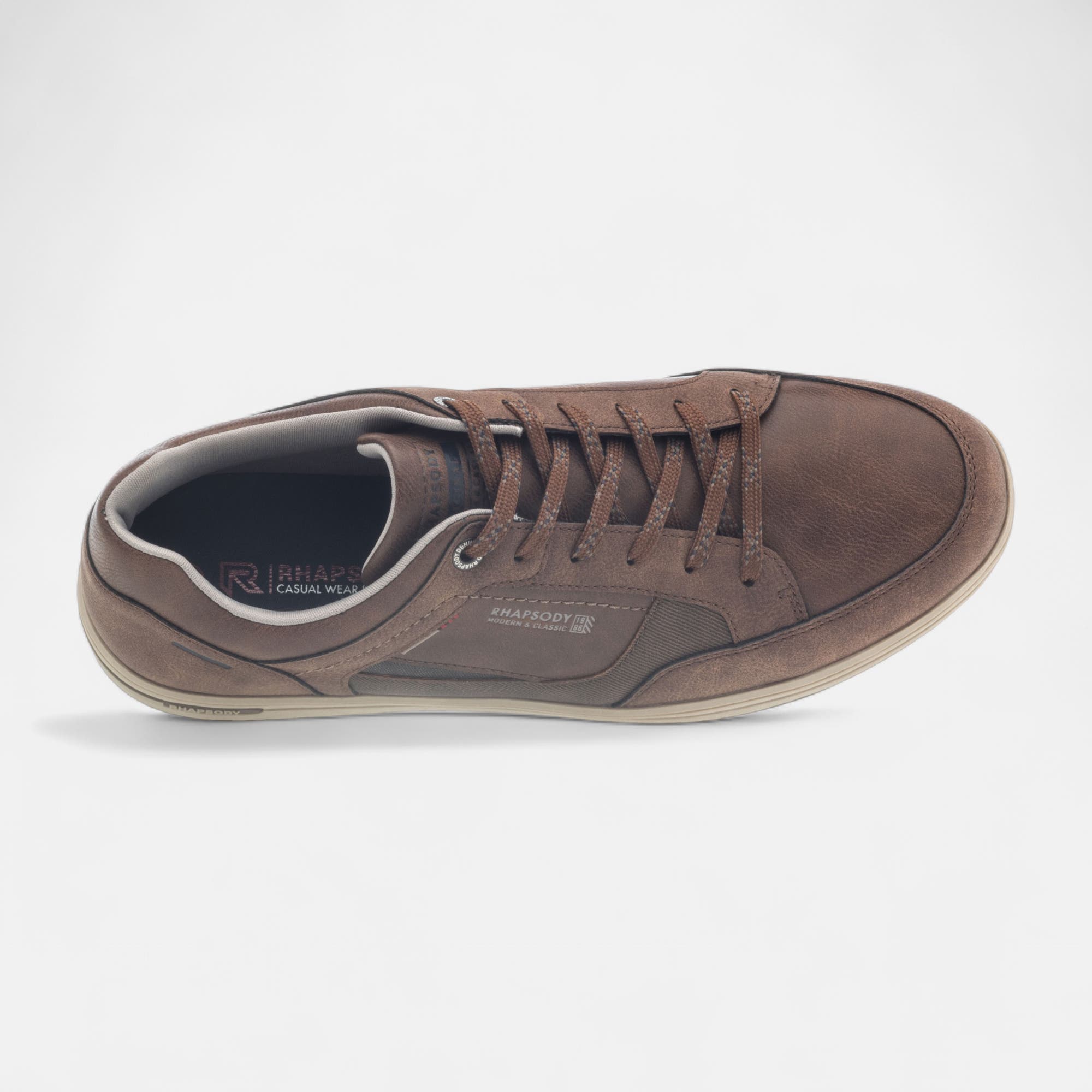 Baskets basses Homme cognac