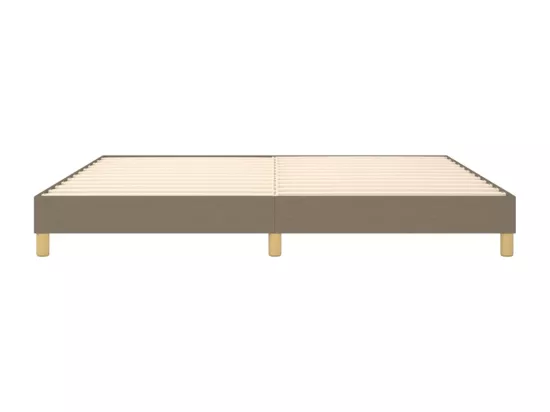 Sommier à lattes de lit Taupe 200x200 cm Tissu