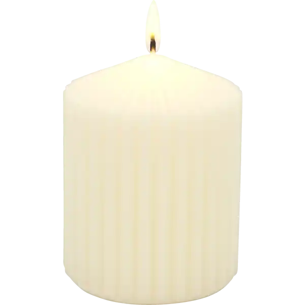 Rillenduftstumpe spitz creme
