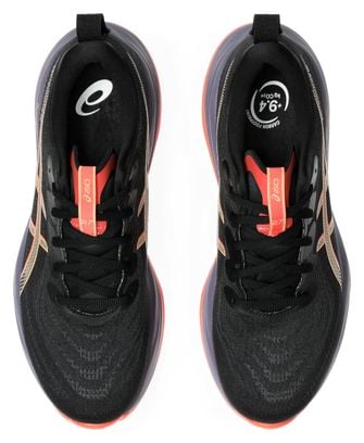 Chaussures Running Asics Gel-Cumulus 27 Noir/Corail Homme