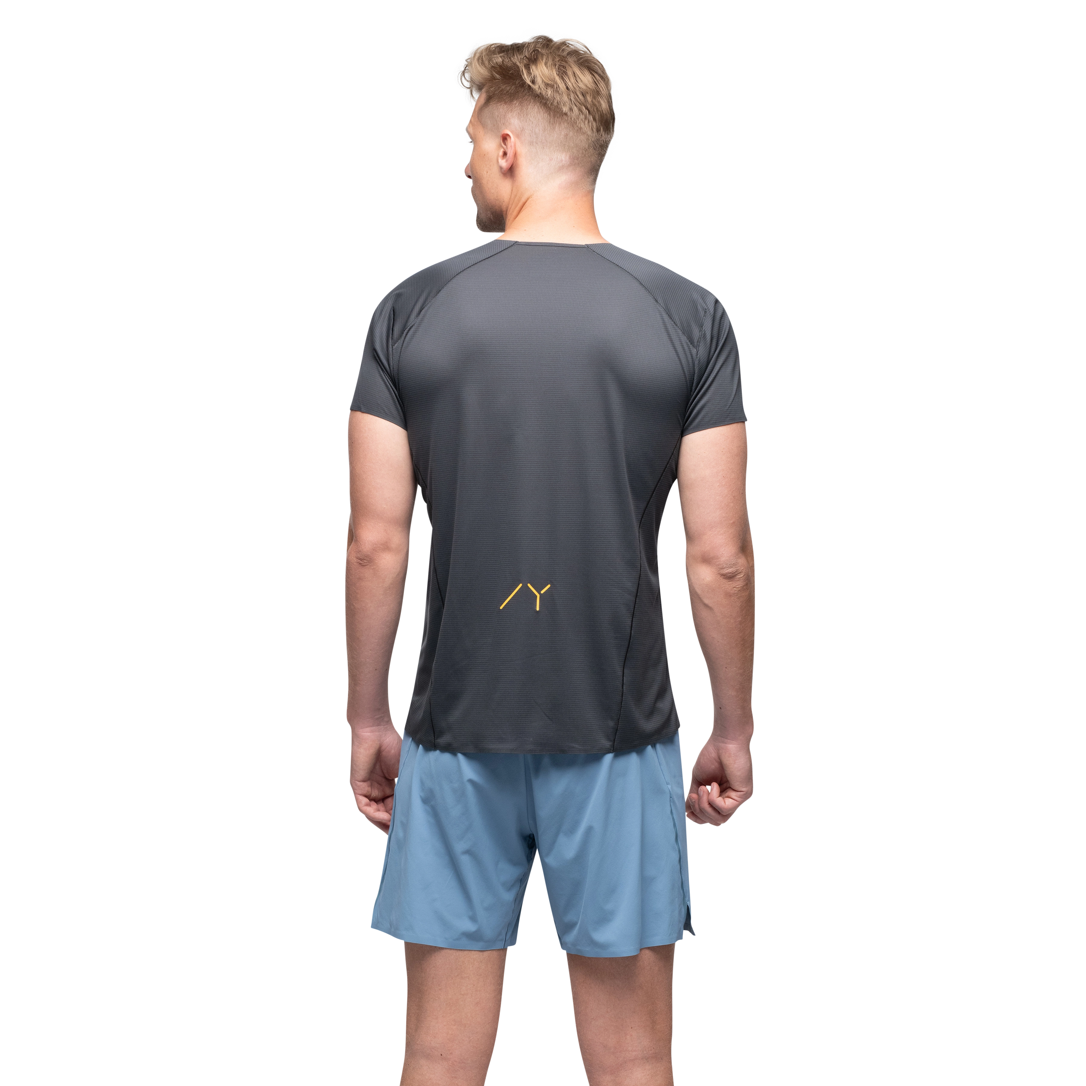 Y LightLine Fast Tee Men Dark Shadow Grey