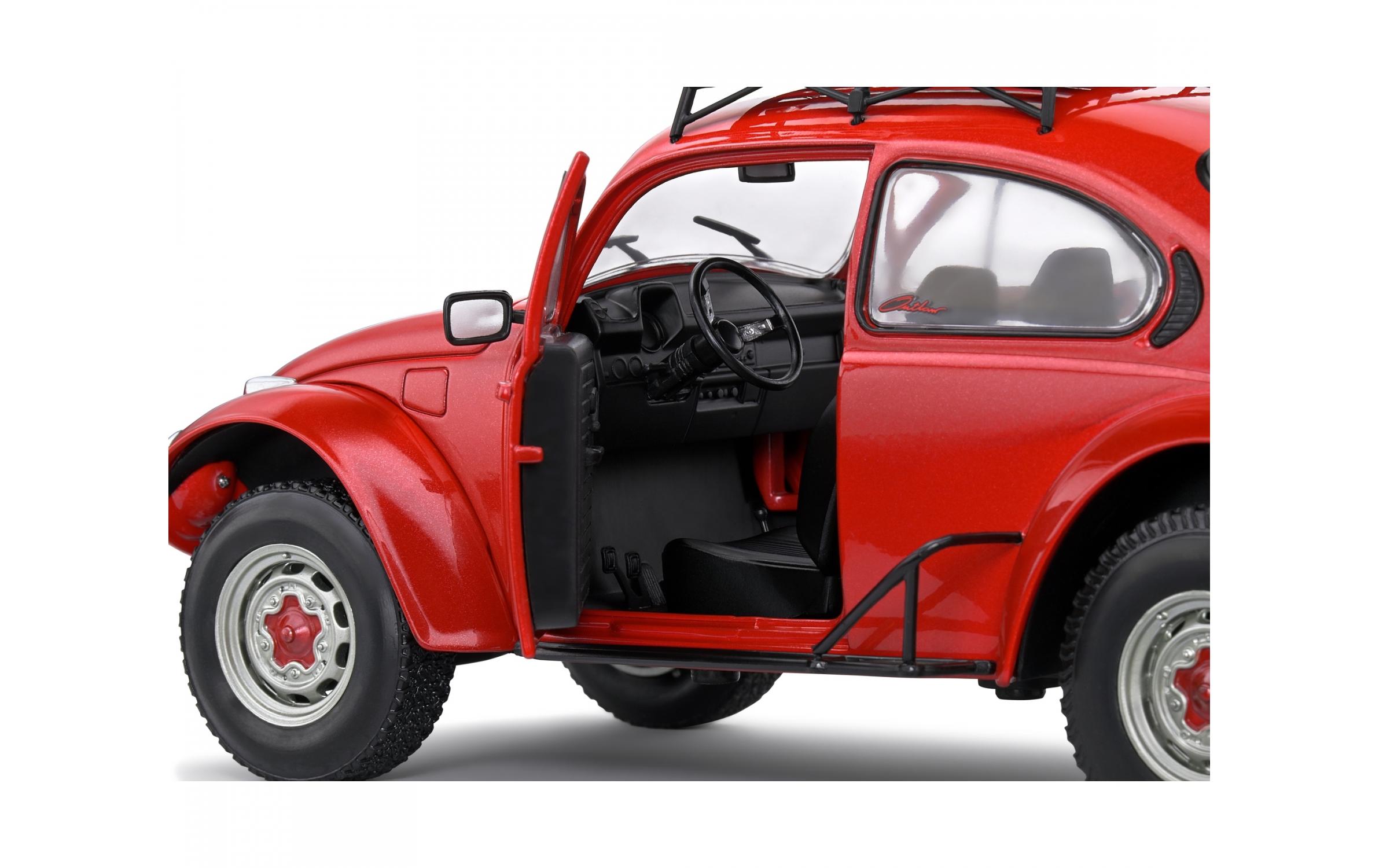 VW Käfer Baja, Rot, 1:18Detailgetreues Modellauto für Sammler im Massstab 1:18