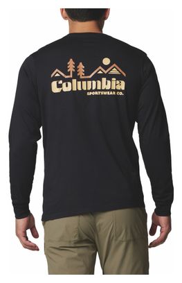 T-Shirt Manches Longues Columbia CSC Seasonal Logo Noir