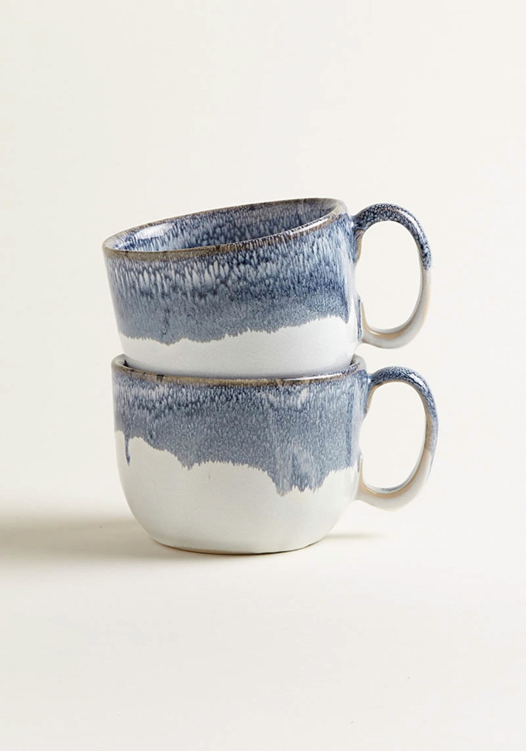 Onomao Grosse Tasse Traditionell Graublau Dipped